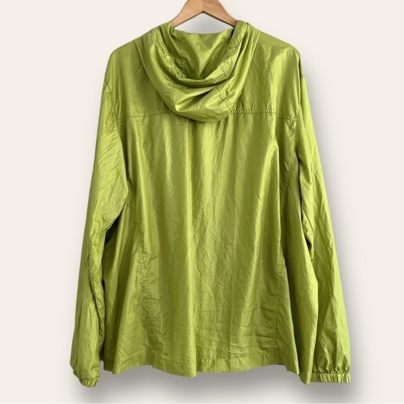 Eddie Bauer Packable Windbreaker Jacket Ultra Lightweight Nylon Hooded XL - Picture 3 of 15